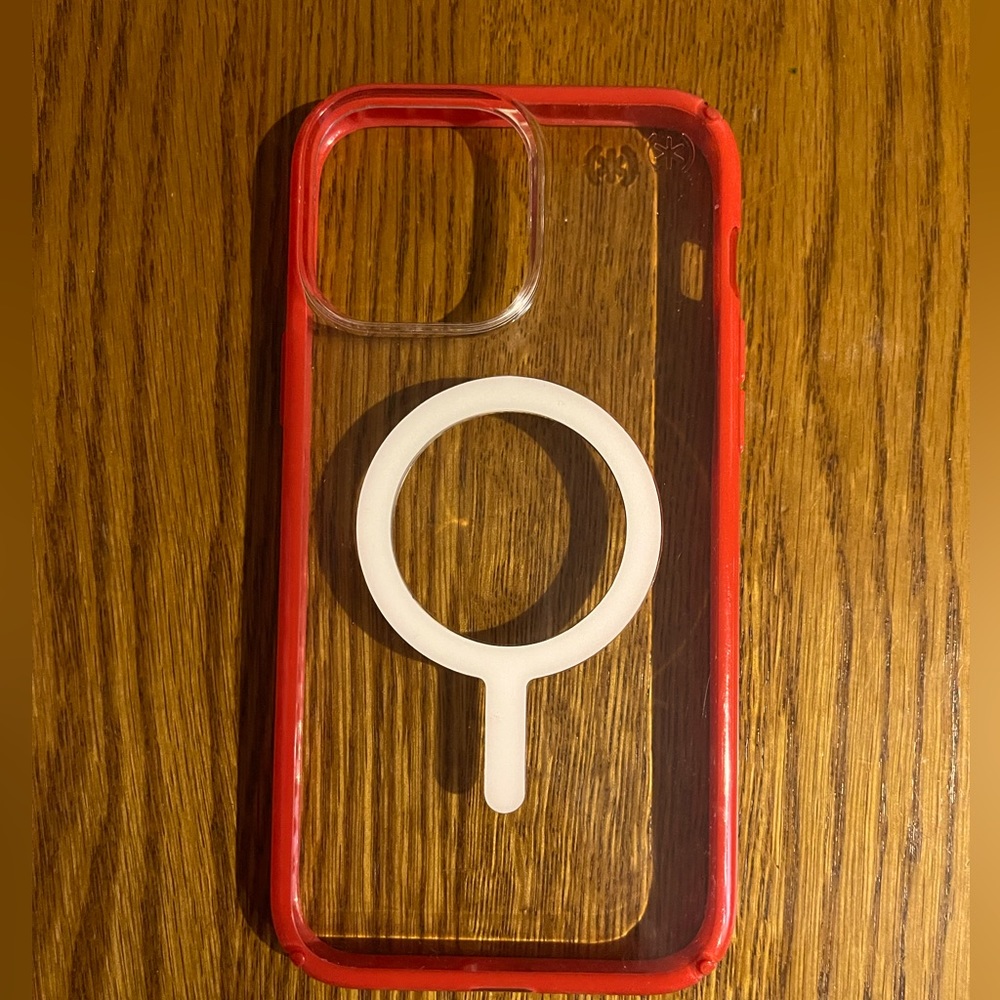 iPhone 12 Pro Max Speck Red Bumper Magsafe Case